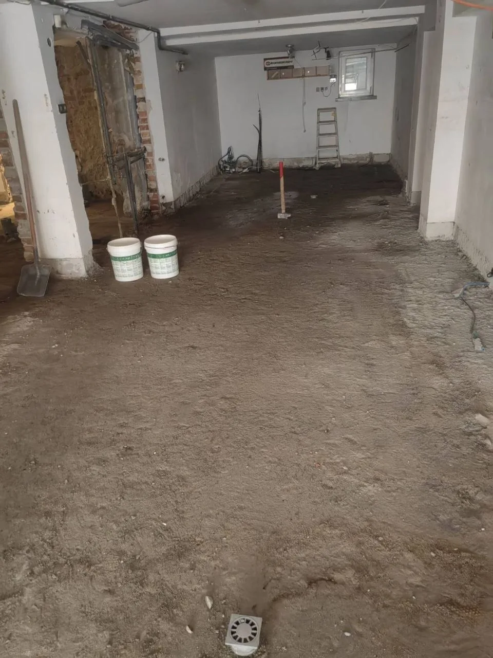 Pomieszczenie po pracach przygotowawczych